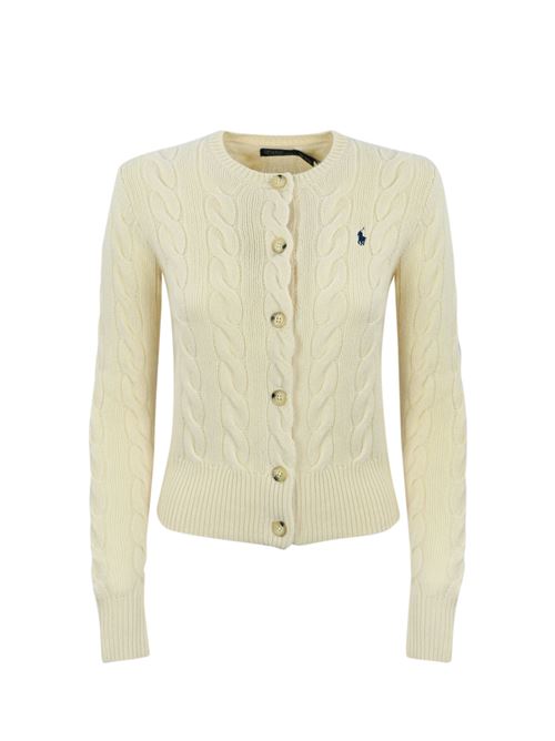 Cardigan intrecciato Bianco POLO RALPH LAUREN | 211 910443003